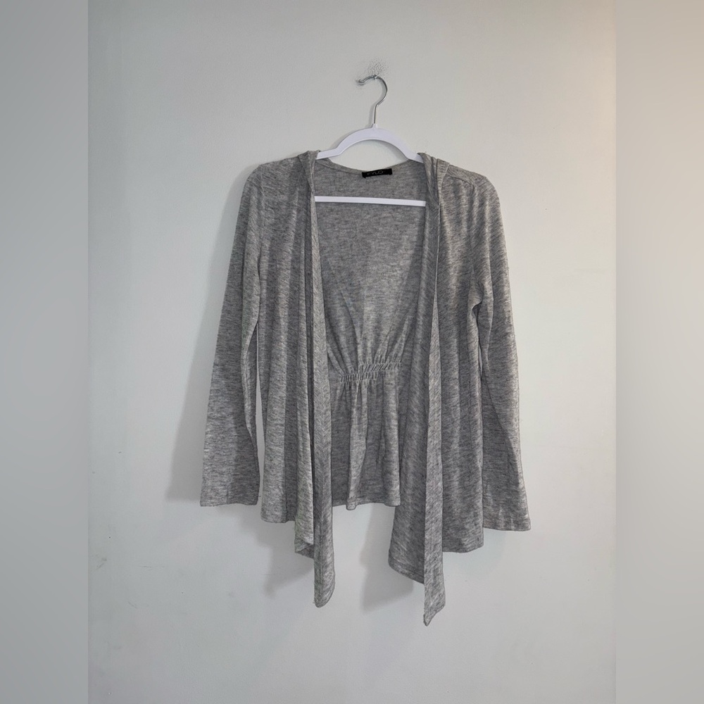 FYLO - Grey Hooded Cardigan